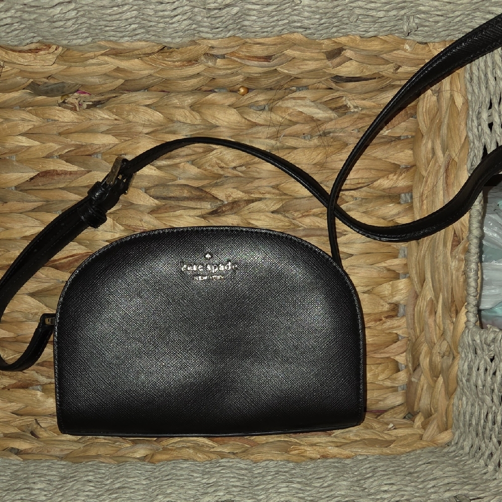 Kate Spade Sleek Black Crossbody Bag